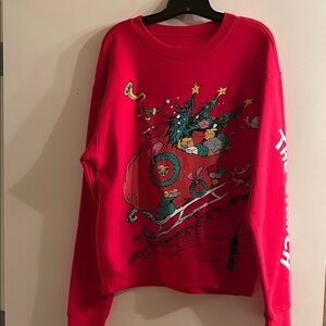 NEW Grinch Red Graphic Sweatshirt